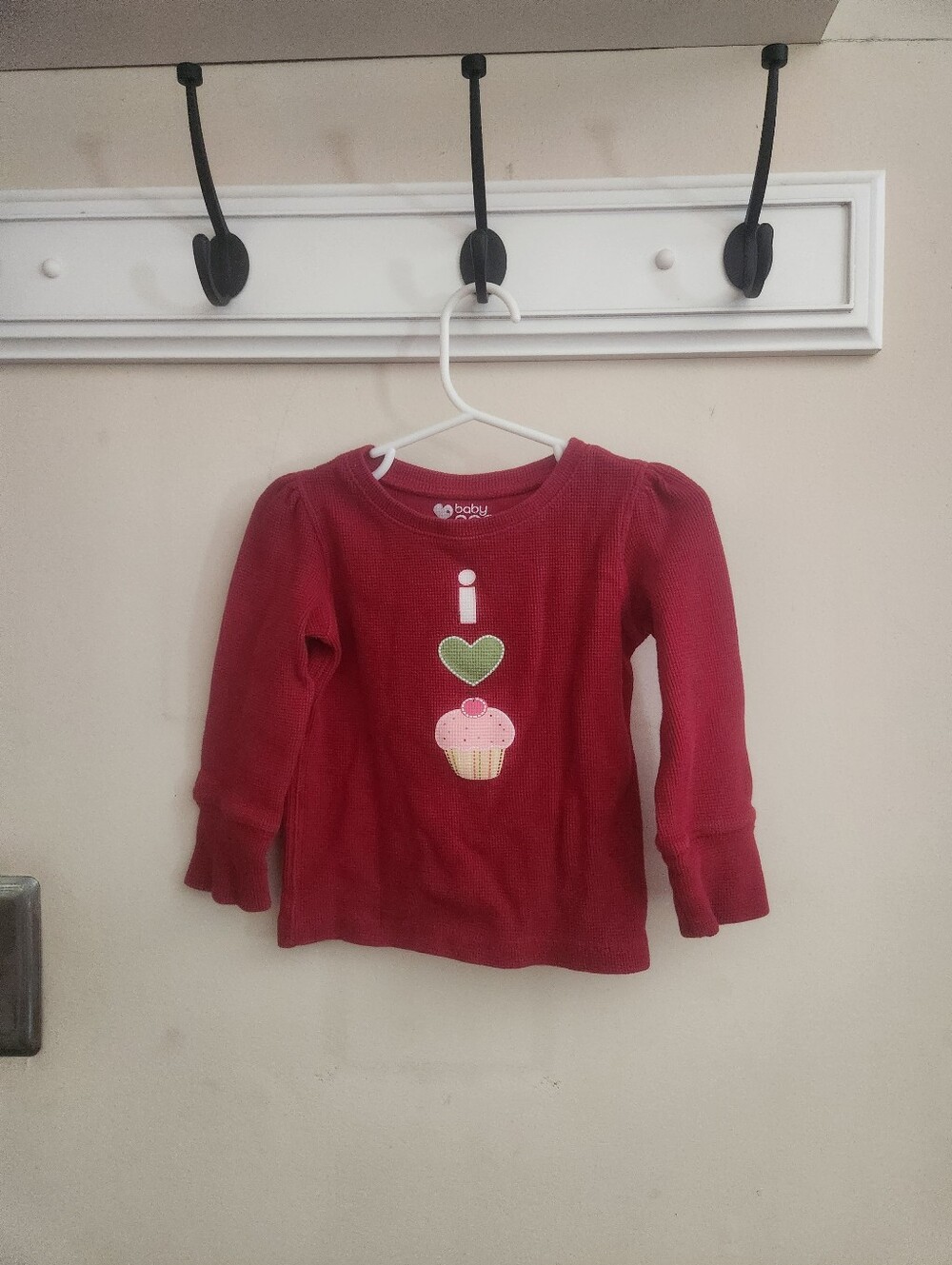 🎉 Girls: 18-24m I Love Cupcakes Long Sleeve